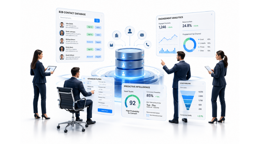 B2B contact databases