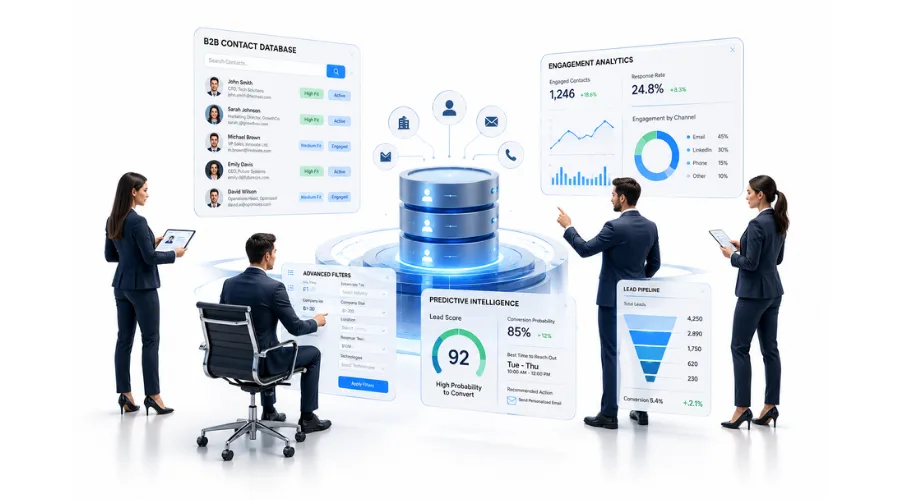 B2B contact databases