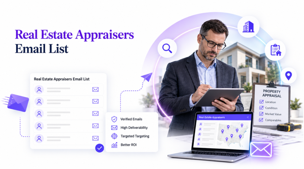 Real estate Appraiser email list